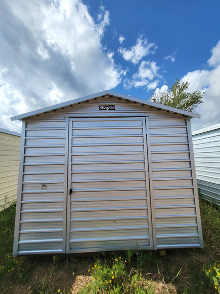 10x16 *SALE*  Steel Peak Storage  w/Single Door & Back Window