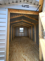 10x16 *SALE*  Steel Peak Storage  w/Single Door & Back Window