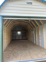 12 x 32 Barn Style Storage w/ Rollup Door