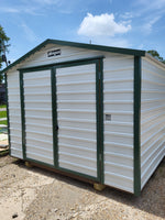 10 x 12 Peak Roof Storage w/ Double Doors