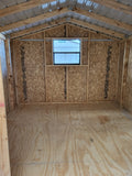10 x 10 Wood Peak w/ Window