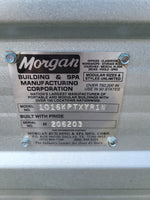 10x16 Steel Morgan Storage Shed with Almond Trim