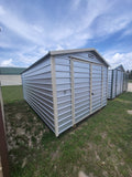 10x16 Steel Morgan Storage Shed with Almond Trim