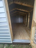 10x16 Steel Morgan Storage Shed with Almond Trim