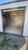 10 x 20 Slant Roof w/ Rollup and Entry Doors